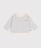 Camiseta de manga larga de túbico para bebé blanco AVALANCHE/ SKY CHINE