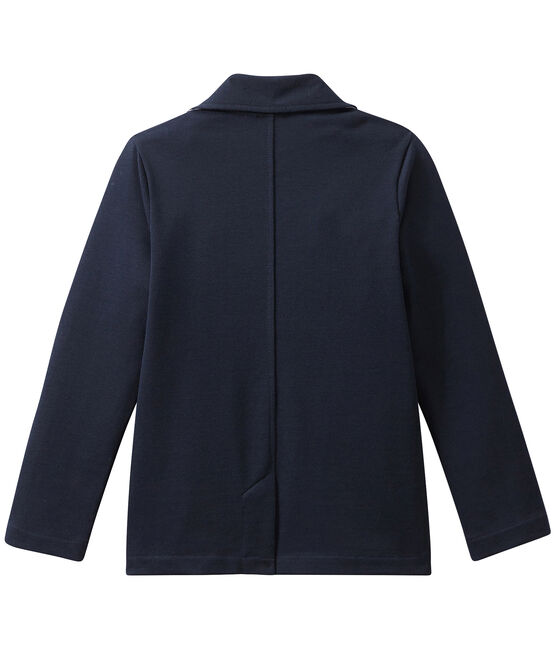 Chaqueta en jersey tupido para niño azul SMOKING