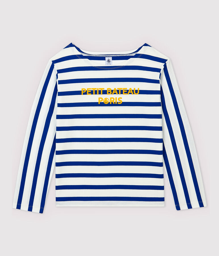 Marinera ligera de mujer blanco/azul