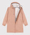 Chubasquero largo y ligero de material reciclado unisex beige VINTAGE