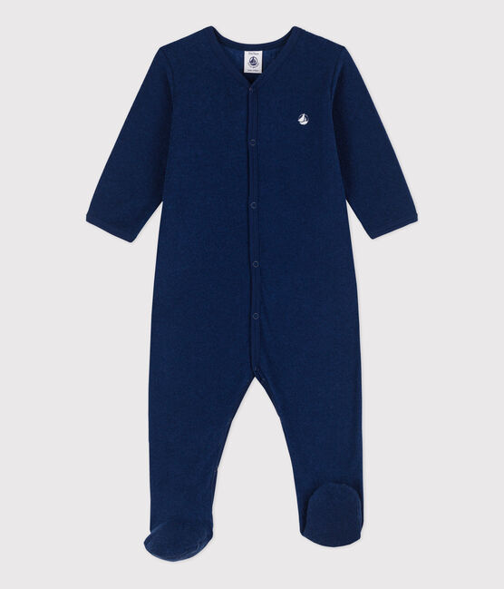 Pelele de rizo para bebé azul MEDIEVAL