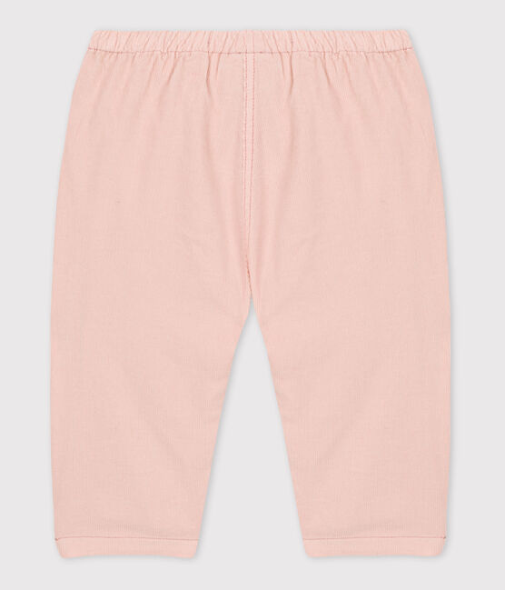 Pantalón de terciopelo fino para bebé rosa SALINE