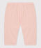 Pantalón de terciopelo fino para bebé rosa SALINE