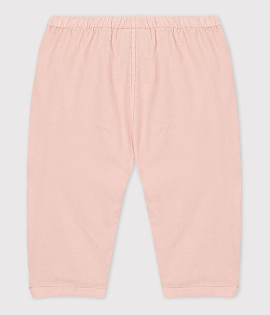Pantalón de terciopelo fino para bebé rosa SALINE