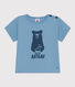 Camiseta de manga corta de jersey de bebé