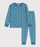 Pijama de algodón con flor para niña POLOCHON/ MULTICO