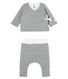 Conjunto de dos piezas para bebé de túbico acolchado