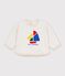 Sudadera lisa de algod&oacute;n con estampado de barco para beb&eacute; MONTELIMAR CHINE