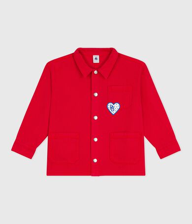 Chaqueta infantil lisa de algod&oacute;n