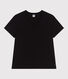 Camiseta Recta de algodón liso para mujer