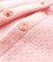 Cárdigan de tejido túbico para bebé niña rosa MINOIS