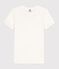 Camiseta L'ICONIQUE de algodón calado de mujer blanco MARSHMALLOW