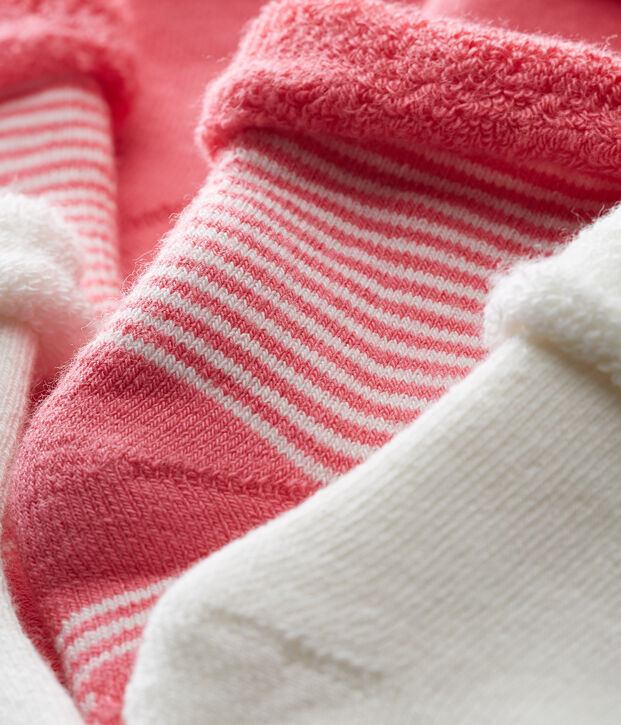 Lote de 3 pares de calcetines para beb&eacute; unisex multicolor
