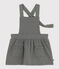 Vestido sin mangas de túbico acolchado para bebé verde THUYA