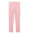 Legging para niña en lana y algodón rosa CHEEK/blanco MARSHMALLOW