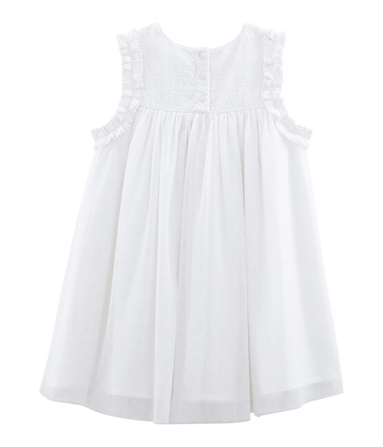 Vestido de ceremonia infantil para niña blanco ECUME/amarillo OR