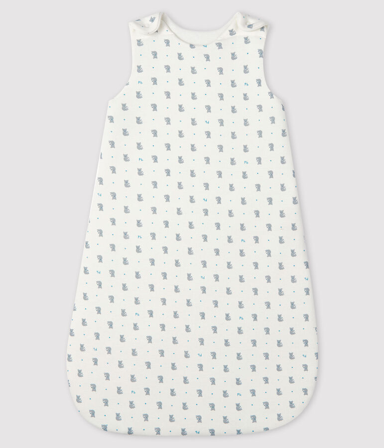 Saco de beb&eacute; de algod&oacute;n org&aacute;nico blanco/gris/multicolor