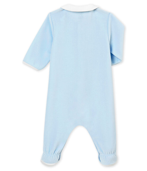 Pijama para beb&eacute; ni&ntilde;o en terciopelo de algod&oacute;n liso FRAICHEUR