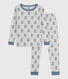Pijama snugfit de algodón con perro