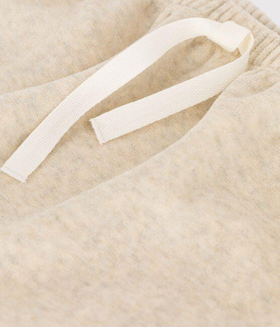 Pantalón de terciopelo de algodón de bebé beige MONTELIMAR CHINE
