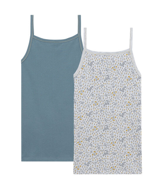 Pack de 2 camisetas de tirantes para niña variante 1