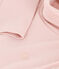 Camiseta de cuello alto de algodón para niño/a rosa SALINE