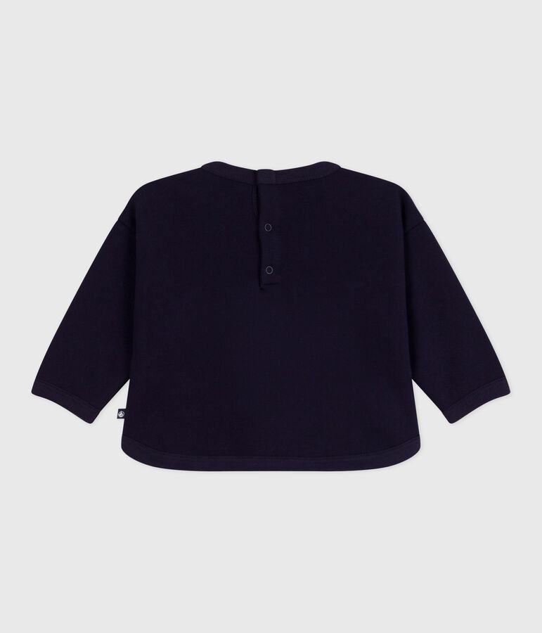 Sudadera de algod&oacute;n con estampado de elefante para beb&eacute; azul