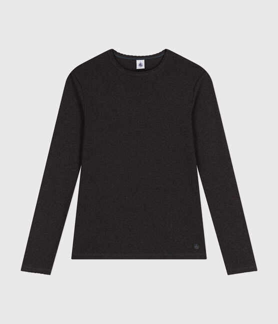 Camiseta L'ICONIQUE de algodón de punto «cocotte» para mujer gris CITY CHINE