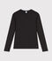 Camiseta L'ICONIQUE de algodón de punto «cocotte» para mujer gris CITY CHINE
