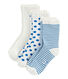 Juego de 3 pares de calcetines infantiles para niña