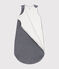 Saco de terciopelo milrayas para bebé azul SMOKING/blanco MARSHMALLOW