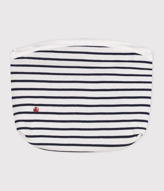 Bolsa de algodón a rayas para bebé blanco MARSHMALLOW/azul SMOKING