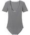 Body de algodón de efecto segunda piel para mujer azul SMOKING/blanco LAIT