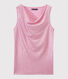 Camiseta sin mangas de lino para mujer