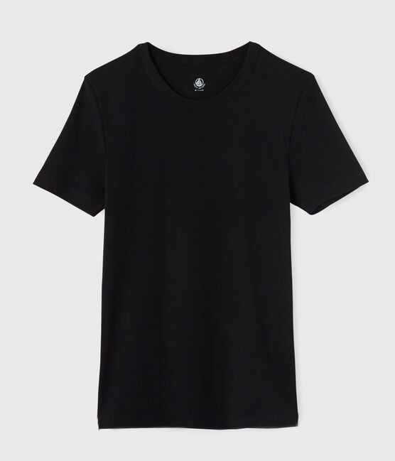 Camiseta de manga corta para hombre negro NOIR