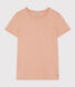 Camiseta LA RECTA de algodón con cuello redondo para mujer
