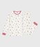 Pijama infantil de algodón con estampado de París blanco MARSHMALLOW/blanco MULTICO