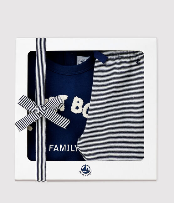 Estuche de regalo con sudadera y pantalón para bebé variante 1