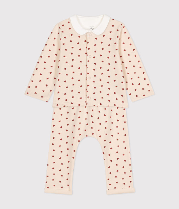 Conjunto de 3 piezas de mulet&oacute;n ligero para beb&eacute; crudo/marron