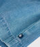 Vestido vaquero ligero sin mangas para bebé azul DENIM CLAIR