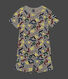 Pijama corto infantil con estampado fosforescente de algodón
