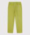Pantal&oacute;n infantil de algod&oacute;n verde