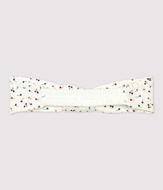 Diadema de algodón de niña blanco MARSHMALLOW/blanco MULTICO