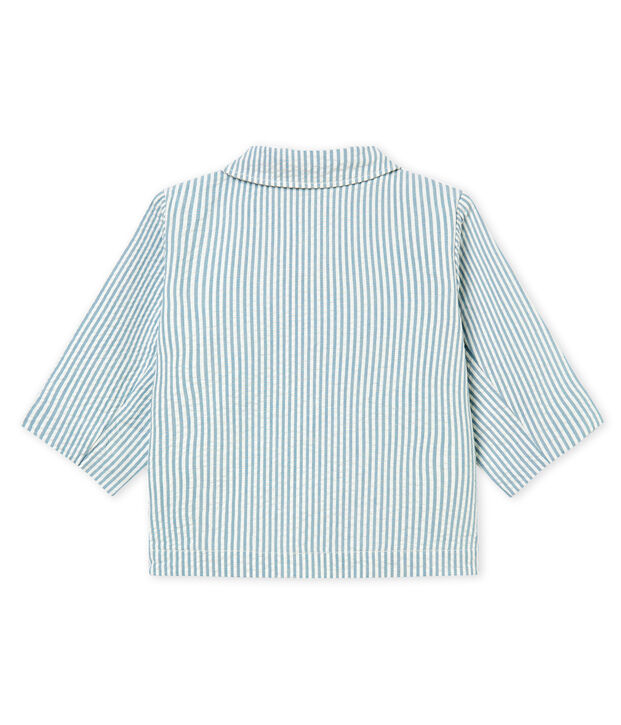 Chaqueta de rayas para beb&eacute; ni&ntilde;o azul/blanco