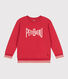 Sudadera infantil unisex de algodón con estampado