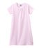 Camisón milrayas para niña rosa BABYLONE/blanco ECUME