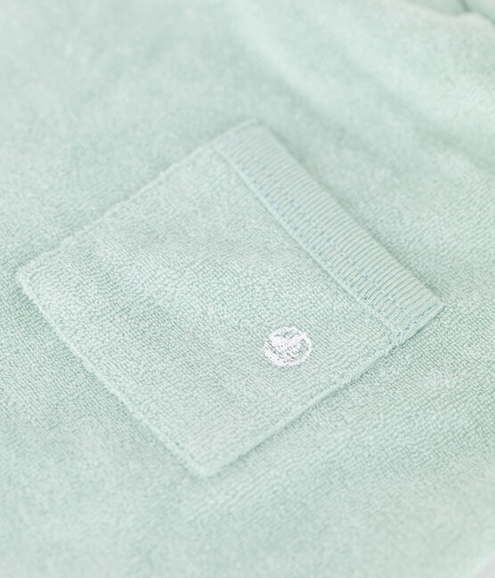 «Shorts» de rizo de bebé verde HERBIER