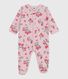 Pijama de túbico con estampado de flores para bebé