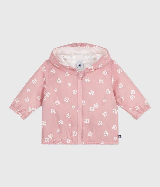 Cortavientos para bebé con estampado floral rosa CHARME/blanco MARSHMALLOW