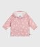 Cortavientos para bebé con estampado floral rosa CHARME/blanco MARSHMALLOW